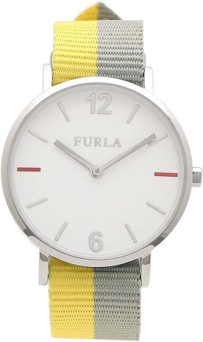 フルラ 腕時計 レディース ホワイト イエロー シルバーグレー FURLA ジャーダ 33MM クォーツ R4251108534 並行輸入品