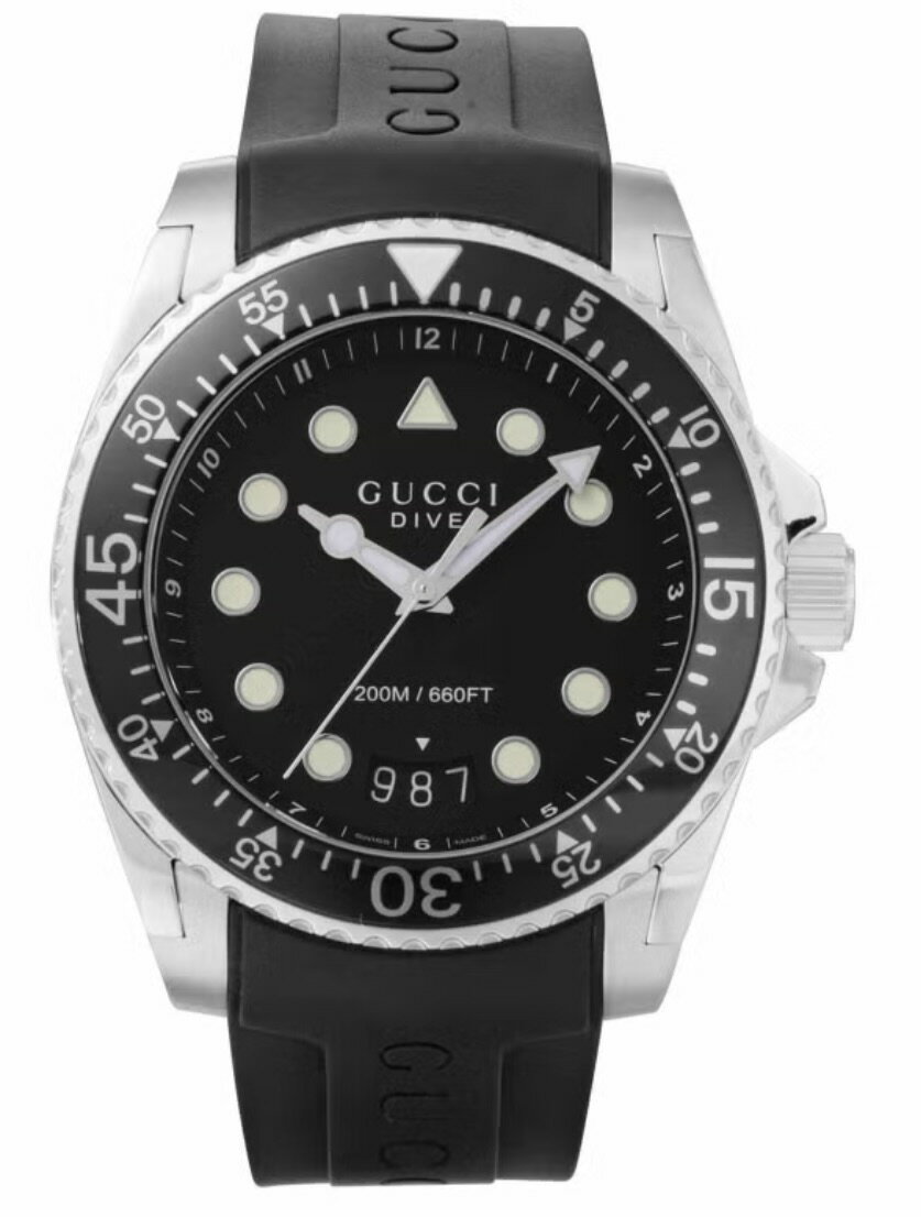 グッチ 腕時計 メンズ DIVE ブラック YA136204B GUCCI