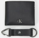カルバンクライン カードケース+キーリングセット メンズ レディース ブラック 31CK330017-BK CALVIN KLEIN