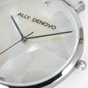 腕時計 レディース ホワイト パール ALLY DENOVO GaiaPearl ガイアパール 36mm ピュアホワイト ウォッチ AF5003-6 プレゼント...
