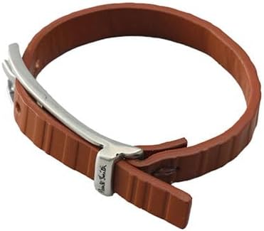 ポールスミス ブレスレット M1A-BRAC-MSTRIP-62 茶 ブラウン アクセサリー メンズ PAUL SMITH