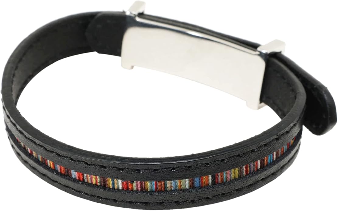 ポールスミス ブレスレット M1A-BRAC-MSTRIP-79 ブラック アクセサリー メンズ PAUL SMITH