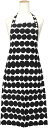 マリメッコ エプロン Rashy Mat Dot 70692-190 ホワイト ブラック ファブリック レディース marimekko