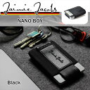 Jaimie Jacobs NANO BOY コンパクト財布 ( マネークリップ 小銭収納(小) カードケース) Black ブラック 【 正規輸入品 】かっこ...