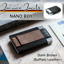 Jaimie Jacobs NANO BOY コンパクト財布 ( マネークリップ 小銭収納(小) カードケース) Dark Brown ダークブラウン Buff...