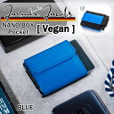 Jaimie Jacobs NANO BOY POCKET コンパクト財布 ( マネークリップ 小銭入れ カードケース ギフトボックス付き) Blue 合皮 ブ...