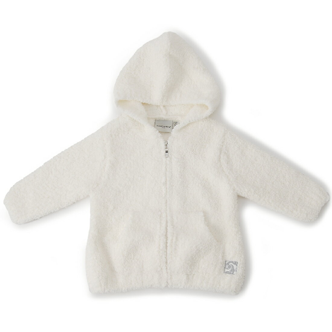 カシウエア ベビーパーカー BBCH-BHJ01-101-61 BABY HOODED JACKET ホワイト ベビー kashwere
