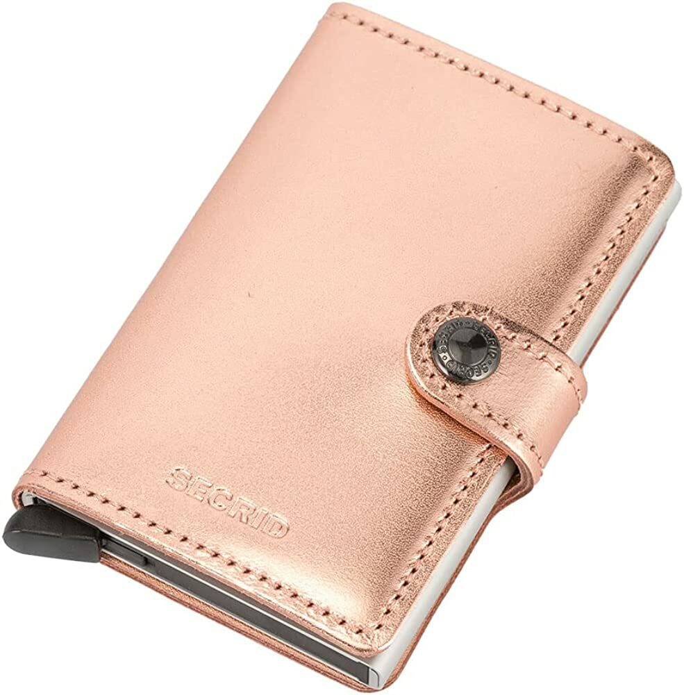 セクリッド カードケース 財布 ミニウォレット メンズ メタリック ピンク ローズ シンプル Secrid Mini Wallet Mini metallic rose 並行輸入品 ブランド
