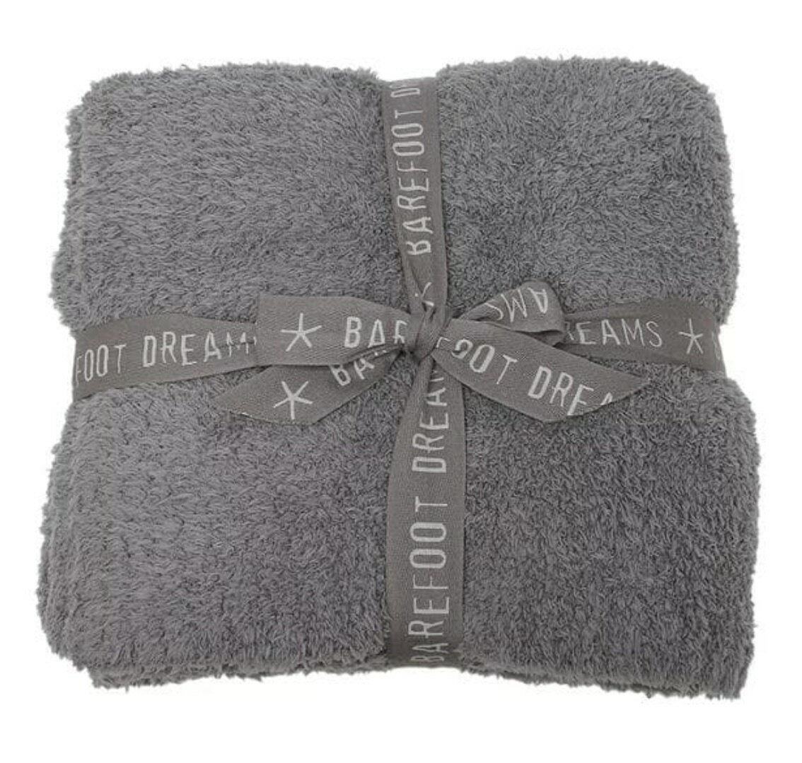 ベアフットドリームス ブランケット メンズ レディース COZYCHIC THROW シングル セミダブル グラファイト B503-GRAPHITE BAREFOOT DREAMS