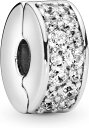 パンドラ ブレスレットチャーム メンズ レディース Clear Pavé Clip Charm シルバー 791817CZ PANDORA