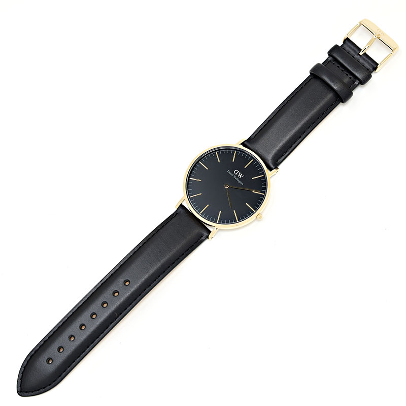 ダニエルウェリントン 腕時計 メンズ CLASSIC SHEFFIELD ゴールド ブラック DW00100544 Daniel Wellington