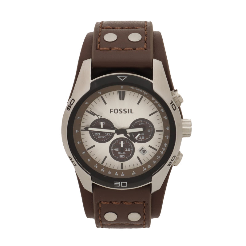 フォッシル 腕時計 メンズ COACHMAN SPEEDWAY ブラウン CH2565 FOSSIL