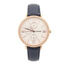 フォッシル 腕時計 レディース ブルー ホワイト クオーツ カレンダー レザー FOSSIL ES5096(2)