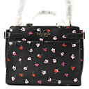 ケイトスペード ハンドバッグ レディース ブラック マルチカラー ショルダーバッグ 2way レザー 花柄 Kate Spade WKR00650 098(4)
