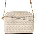 マイケルコース ショルダーバッグ JET SET 35F1GTVC6B-VANILLA ホワイト グレー シンプル レディース MICHAEL KORS
