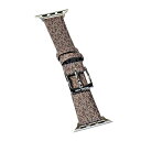 マイケルコース スマートウォッチベルト レディース ブラウン シルバー MICHAEL KORS Apple Watch Strap アップルウォッチバンド S...