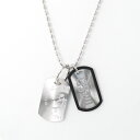 ディーゼル ネックレス メンズ シルバー シンプル DIESEL DX0011040 ドッグタグ