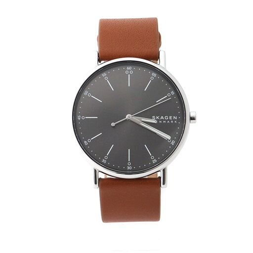 スカーゲン 腕時計 メンズ ブラウン グレー SIGNATUR クオーツ レザー SKAGEN SKW6578 スカーゲン 腕時計 メンズ ブラウン グレー SIGNATUR クオーツ レザー SKAGEN SKW6578