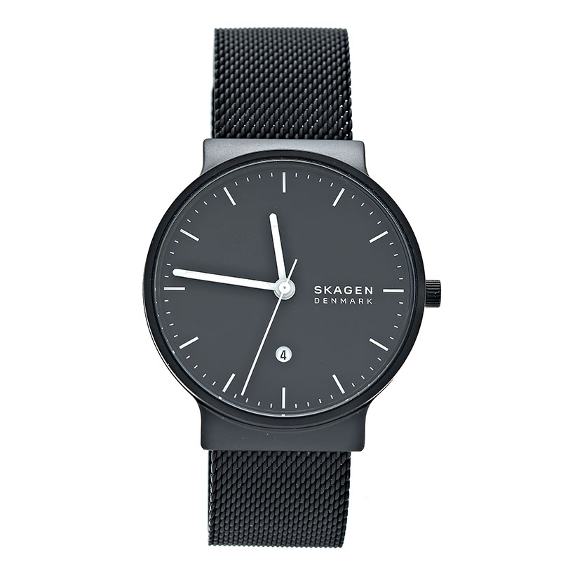 スカーゲン 腕時計 ANCHER アンカー SIGNATUR SKW6778 ブラック シンプル メンズ SKAGEN