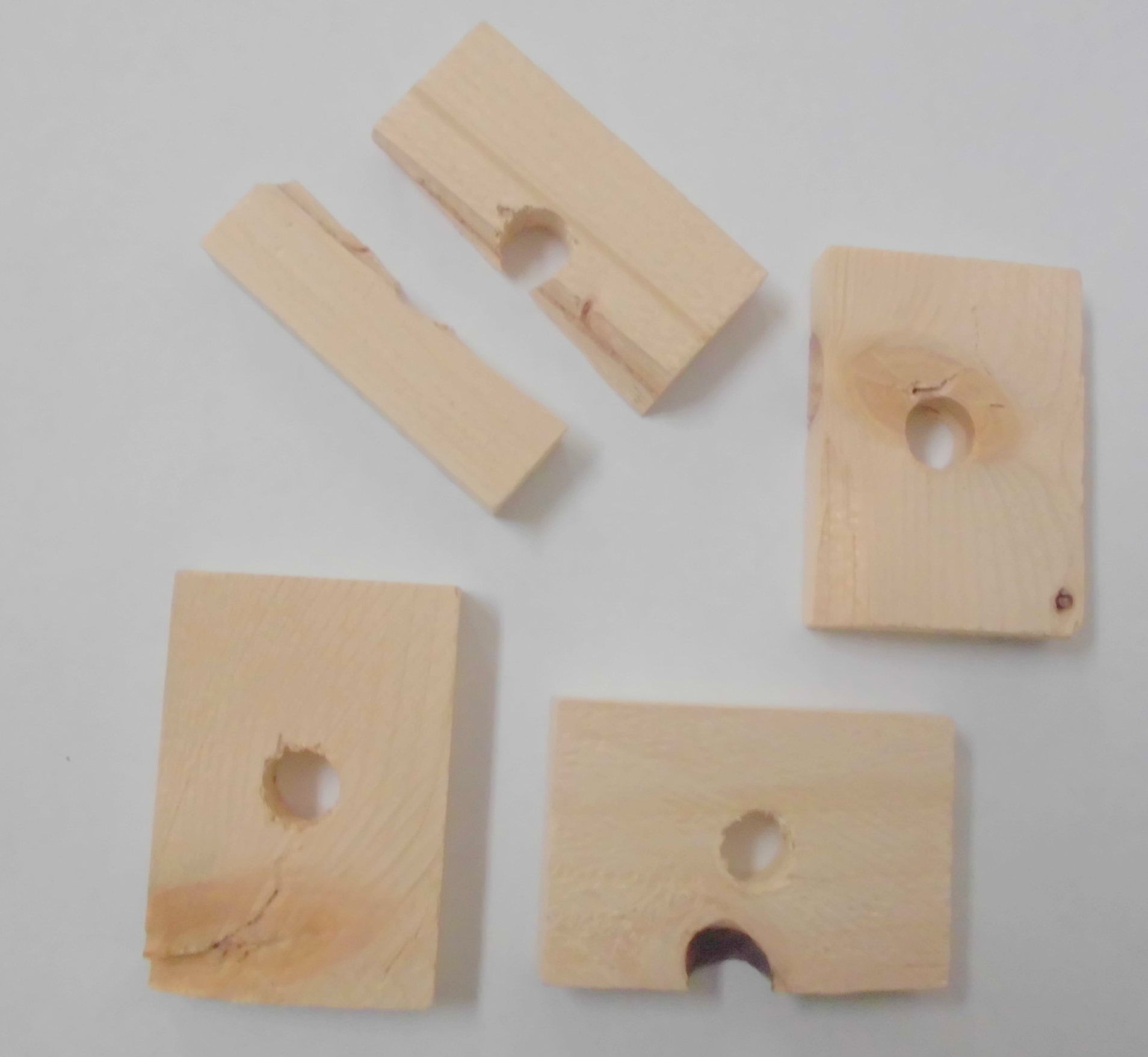 【在庫処分市】【Parts】2" Slat ＜小＞★ 無着色 ※わけあり4個セット