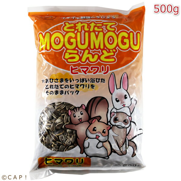 CAP! 鳥の餌 賞味期限2026/9/30【黒瀬ペットフード】とれたてMOGUMOGUらんど ヒマワリ 500gのサムネイル