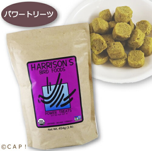 【10/5限定\抽選で2人に1人/最大100%ポイントバック★要エントリー&全品P5倍】CAP! 鳥の餌 賞味期限2026/9/30 ハリソン パワートリーツ 1#(454g)