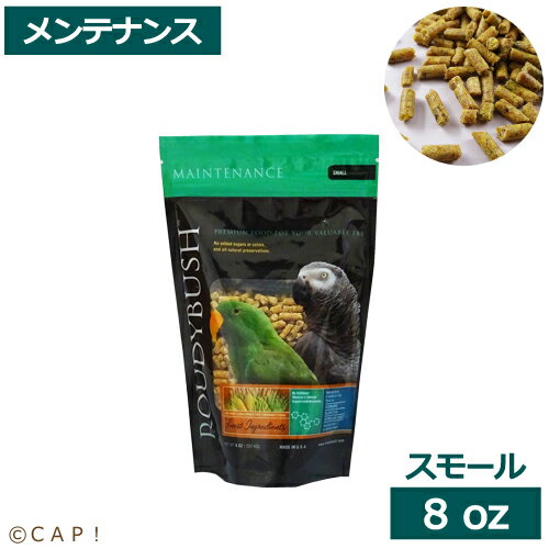 CAP! 鳥の餌 賞味期限2025/5/4ラウディブッシュ メンテナンス スモール 8oz(227g)