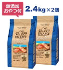 【無添加おやつ付き♪】セレクトバランス グレインフリー アダルトサーモン 小粒 2.4kg×2個セット　1才以上の成犬用【Select Balance セレクト・バランス （成犬用）】