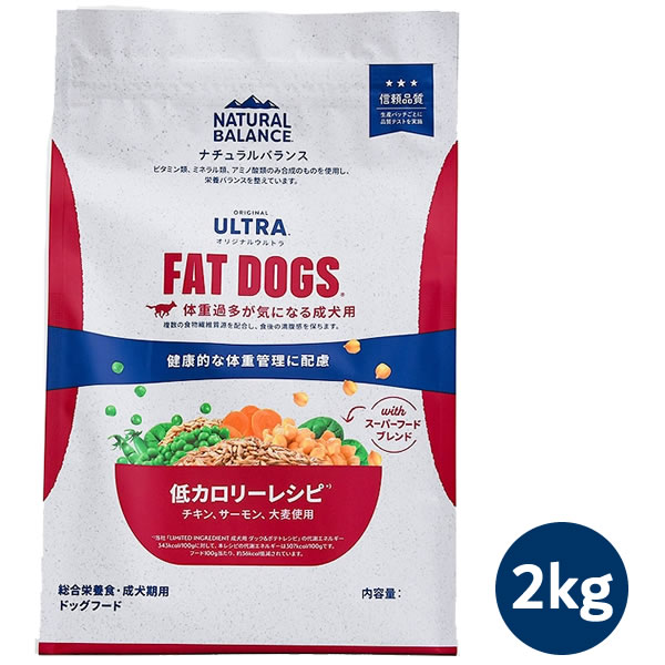 Rakuten - 【最大10%OFFクーポン配布中】ナチュラルバランス オリジナルウルトラ 成犬用 低カロリーレシピ 2kg （ORIGINAL ULTRA）