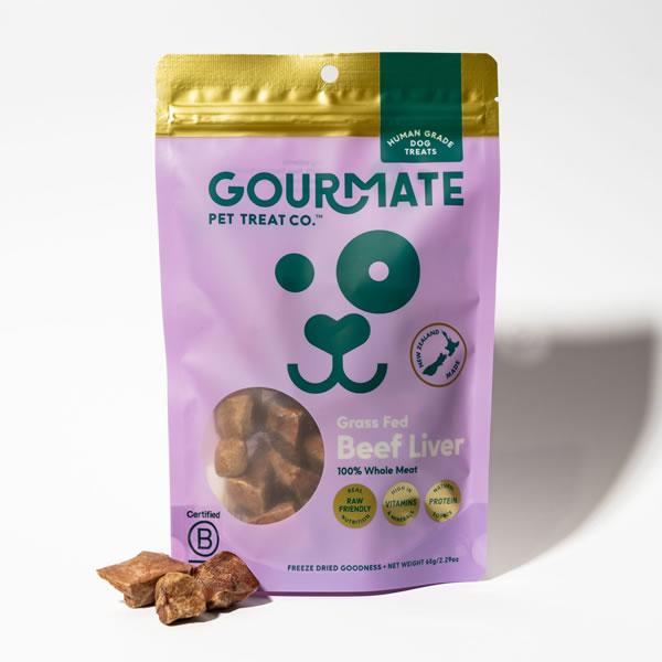 Rakuten - グルメイト GOURMATE グラスフェッドビーフレバー 65g　フリーズドライ 犬猫用おやつ