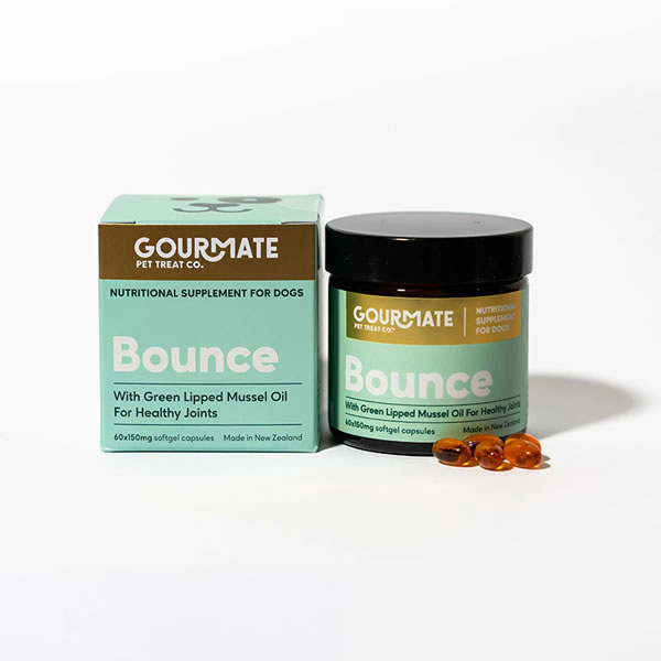 Rakuten - グルメイト GOURMATE Bounce/バウンス 関節・脳機能サポート＜ソフトカプセル＞ 150mg×60カプセル　犬猫用サプリメント