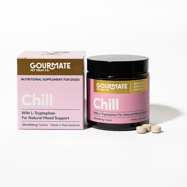 Rakuten - グルメイト GOURMATE Chill/チル リラックスサポート＜タブレット＞ 400mg×120粒　犬猫用サプリメント