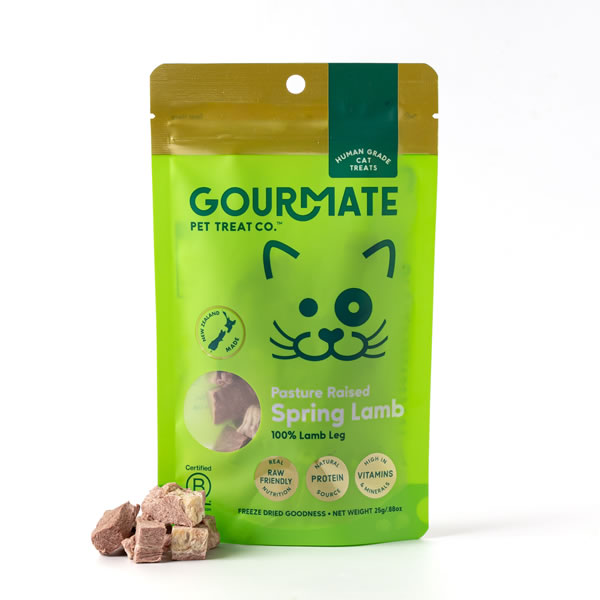 乐天商城 - グルメイト GOURMATE ミニ・スプリングラム 25g　フリーズドライ 犬猫用おやつ
