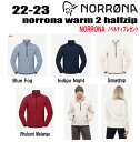 ★22-23★ NORRONA(ノローナ)norrona warm2 halfzip (ノローナ ウォーム 2 ハーフジップ) サイズ:ユニセックス【ステッカー...