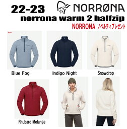 ★22-23★ NORRONA（ノローナ）norrona warm2 halfzip （ノローナ ウォーム 2 ハーフジップ） サイズ：ユニセックス【ステッカー・ノベルティプレゼント】【送料無料】