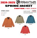★24-25モデル★【10%OFF】P.RHYTHM(プリズム)SPRING JACKET(スプリング ジャケット)サイズ:S.M.L.XL カラー:4色【ノベ...