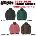 ★リクエスト早期予約商品★25-26モデル★【10%OFF】GREEN CLOTHING(グリーンクロージング)STAND JACKET (スタンド ジャケット...