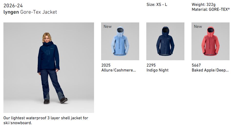 ���ͽ���� 2026-2027 NORRONA�ʥΥ����ʡ�lyngen Gore-Tex Jacket�ʥ�󥲥� �����ƥå��� ���㥱�åȡ˥�������(��ǥ�����)XS��L�ڥ��ƥå����Υ٥�ƥ��ץ쥼��ȡ�
