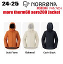 ★24-25★ NORRONA(ノローナ)More thermo60 aero200 Jacket Women's(モーレ サーモ60 エアロ200 ジャケット...