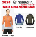 ★24-25★【NORRONA(ノローナ) senja Alpha90 Zip Hood (レディース セーニャ アルファ90 ジップ フード) サイズ:レディ...