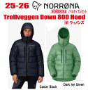 早期予約商品★25-26★ NORRONA(ノローナ)trollveggen down800 Hood Women's(トロールヴェゲン ダウン800 フード)...