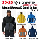 早期予約商品★25-26★ NORRONA(ノローナ)falketind warm2 stretch Hood M's(フォルケティン ウォーム2 ストレッチ ...