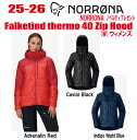 早期予約商品★25-26★ NORRONA(ノローナ)falketind thermo40 Zip Hood(フォルケティン サーモ40 フード )サイズ:レデ...