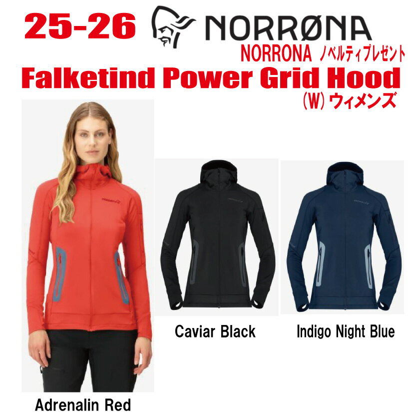 ͽʡ25-26NORRONAʥΥʡfalketind Power Grid Zip Hood ǥڥƥå...