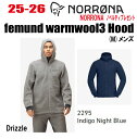 早期予約商品★25-26★ NORRONA(ノローナ)femund warmwool3 Hood( フェムンド ウォームウール3フード )サイズ:メンズ【ステッ...