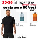 ★25-26モデル★【NORRONA(ノローナ) senja aero90 Vest (セーニャ エアロ90 ベスト) サイズ:メンズ 【ステッカー・ノベルティ...