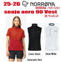 ★25-26モデル★【NORRONA(ノローナ) senja aero90 Vest (セーニャ エアロ90 ベスト) サイズ:レディース 【ステッカー・ノベル...