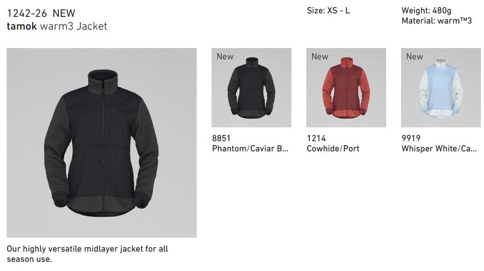 早期予約商品 2026-2027 NORRONA（ノローナ）tamok warm3 Jacket W's サイズ：レデ...