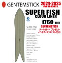 ★24-25モデル★GENTEMSTICK(ゲンテンスティック) SUPER FISH CLOUD LINER 176 サイズ:176 【エッジカバー・チューン...