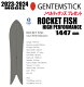 23-24モデル★GENTEMSTICK（ゲンテンスティック） ROCKET FISH HIGH PERFORMANCE ロケットフィッシュハイパフォーマンス　サイズ：144.7【エッ...